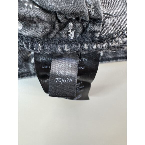 We The Free Womens Maverick Bailey Denim Mini Skirt 24 Black Fringe Boho Rodeo - Picture 9 of 13